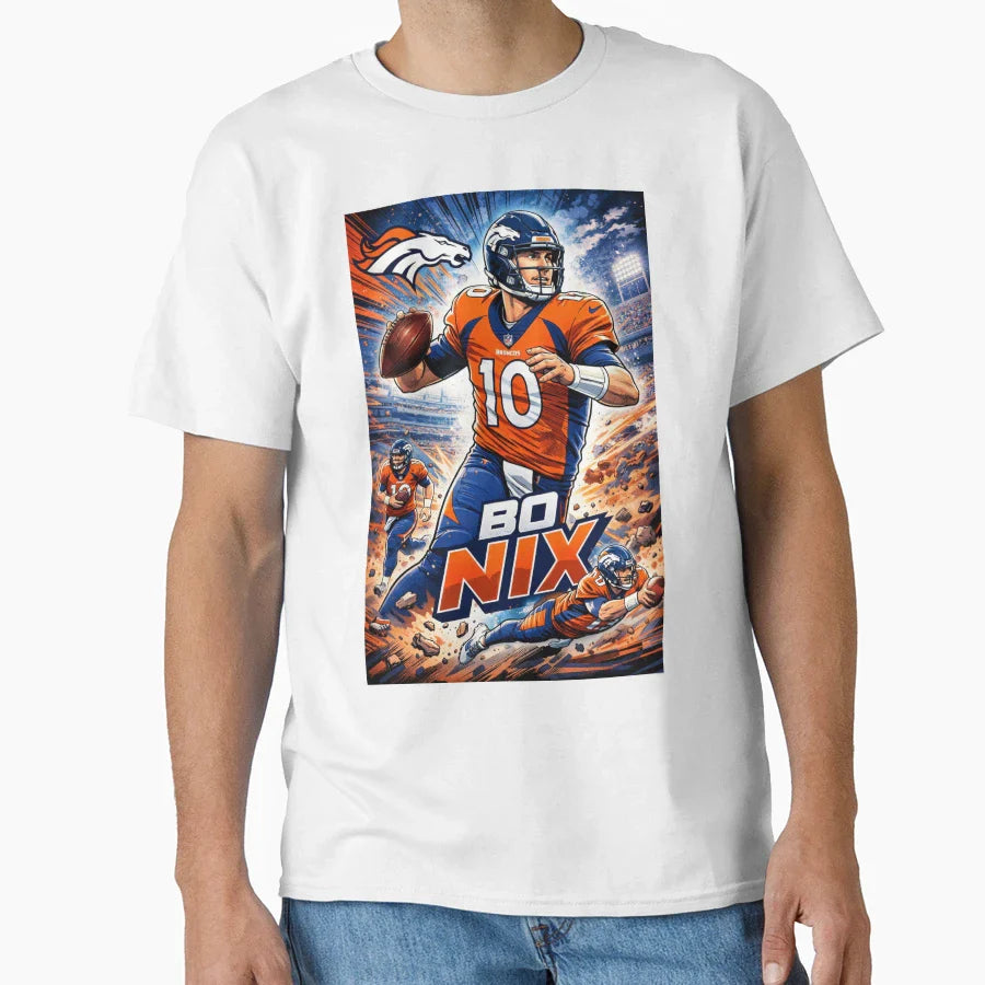 Bo Nix Move T-Shirt - Novelty Apparel Men Women