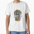 Who Would Jesus Draft Christian T-Shirt - Casual Everyday Wear Men Women