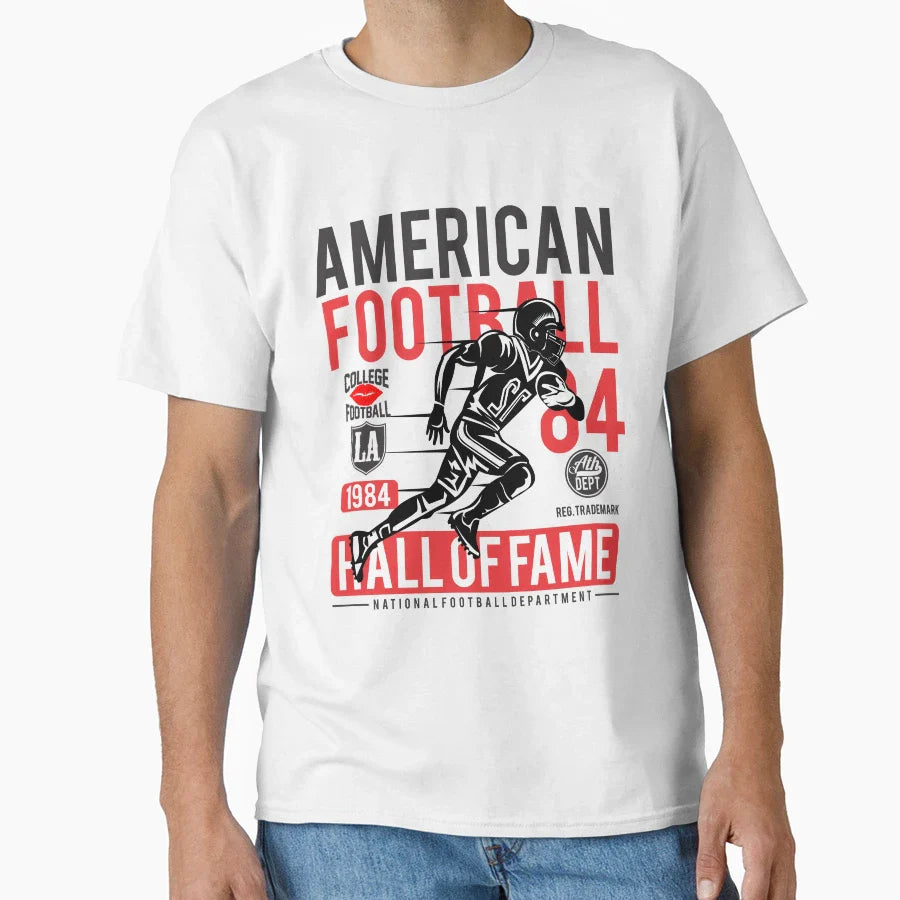 American Football T-Shirt - Fun Novelty Design Men Women