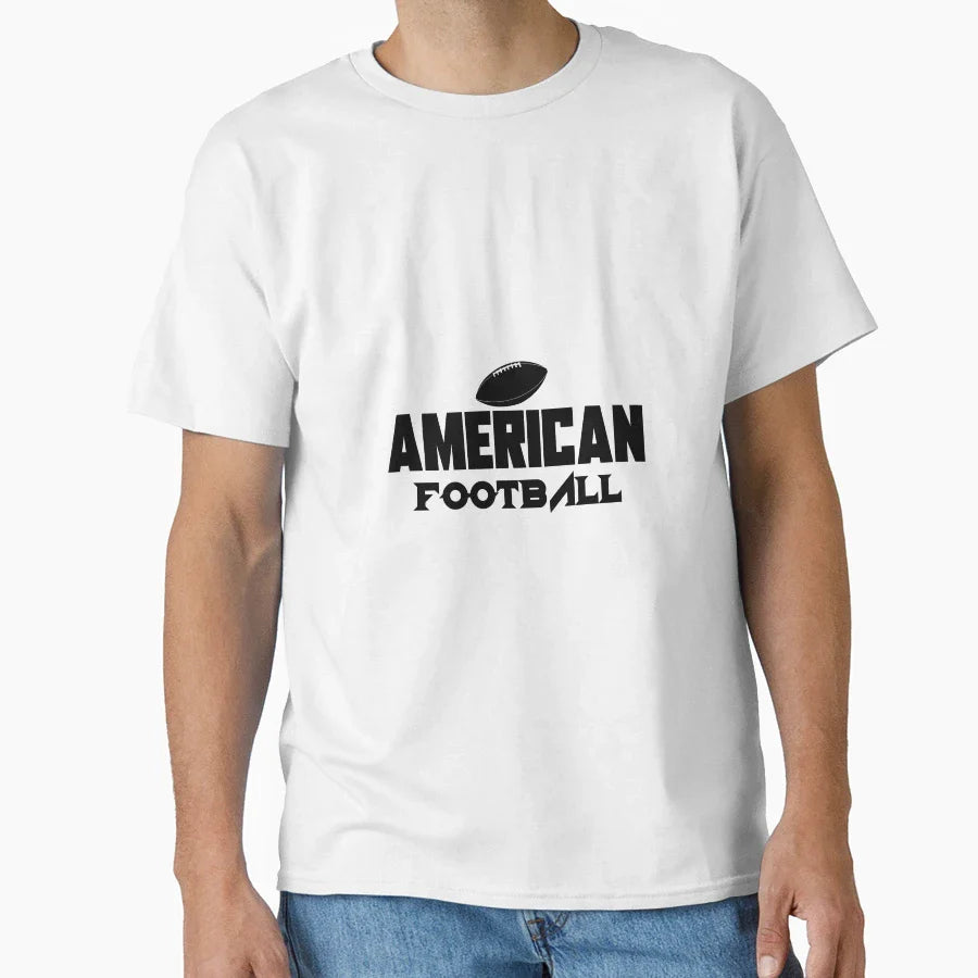 Football T-Shirt - Minimalist Print Unisex