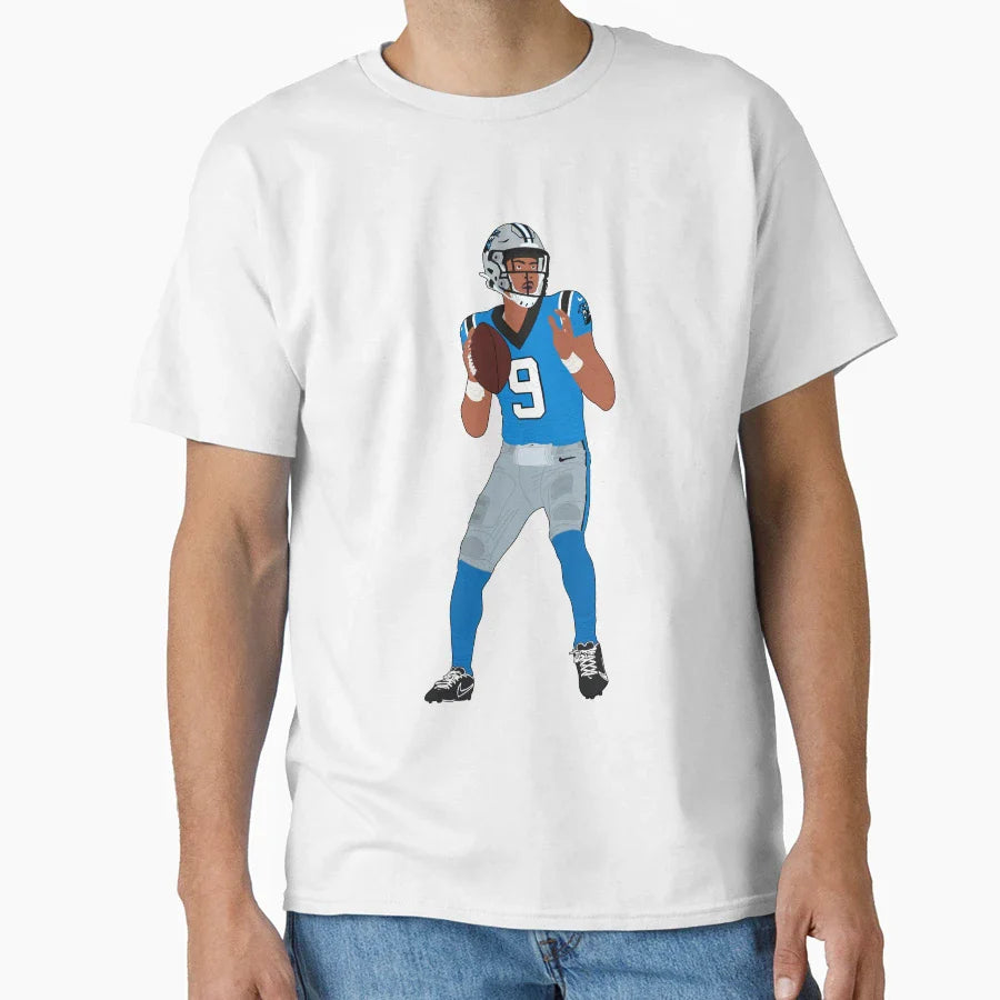 Bryce Young Panthers T-Shirt - Streetwear Style for Adults