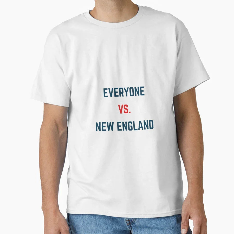 Everyone Vs New England T-Shirt - Novelty Apparel for Adults
