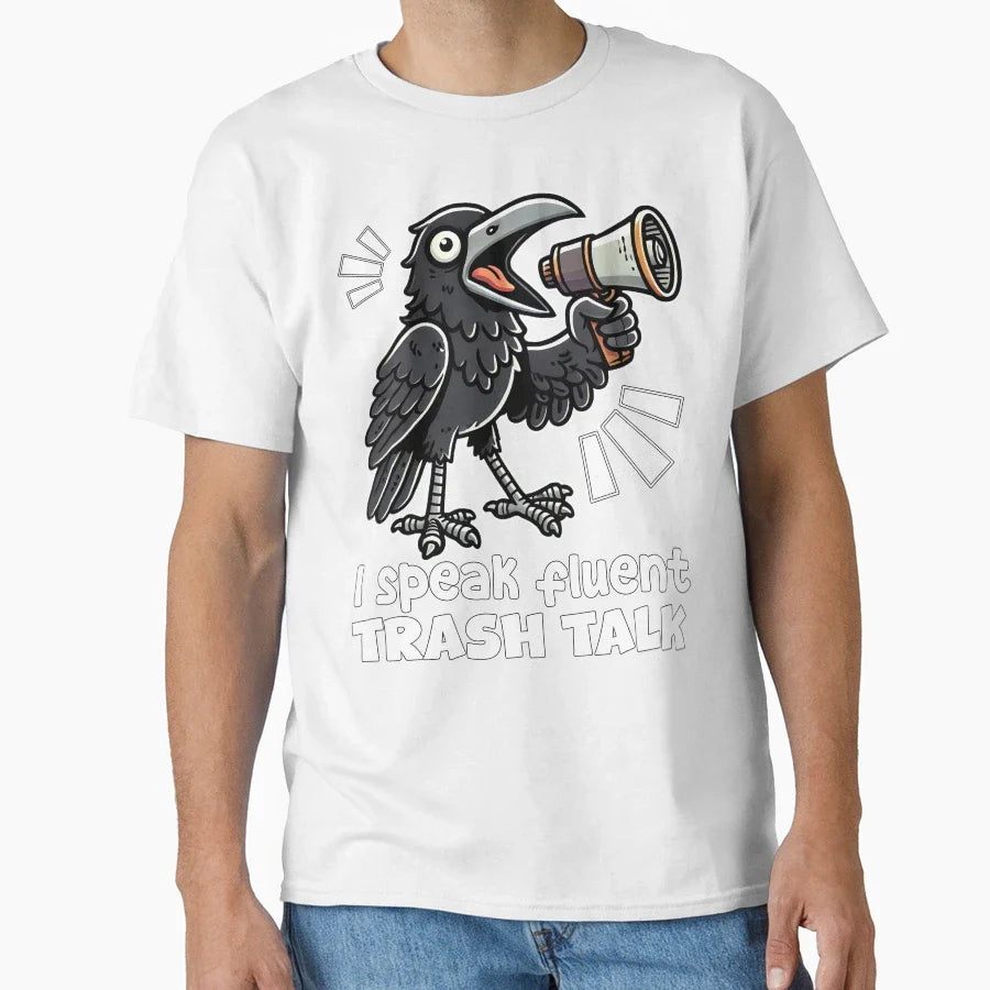I Speak Fluent Trash Talk T-Shirt - Casual Everyday Wear for Adults