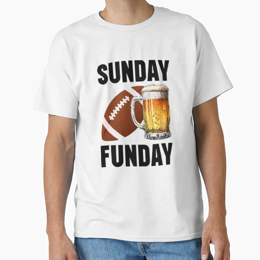 Sunday Funday T-Shirt - Casual Everyday Wear for Adults