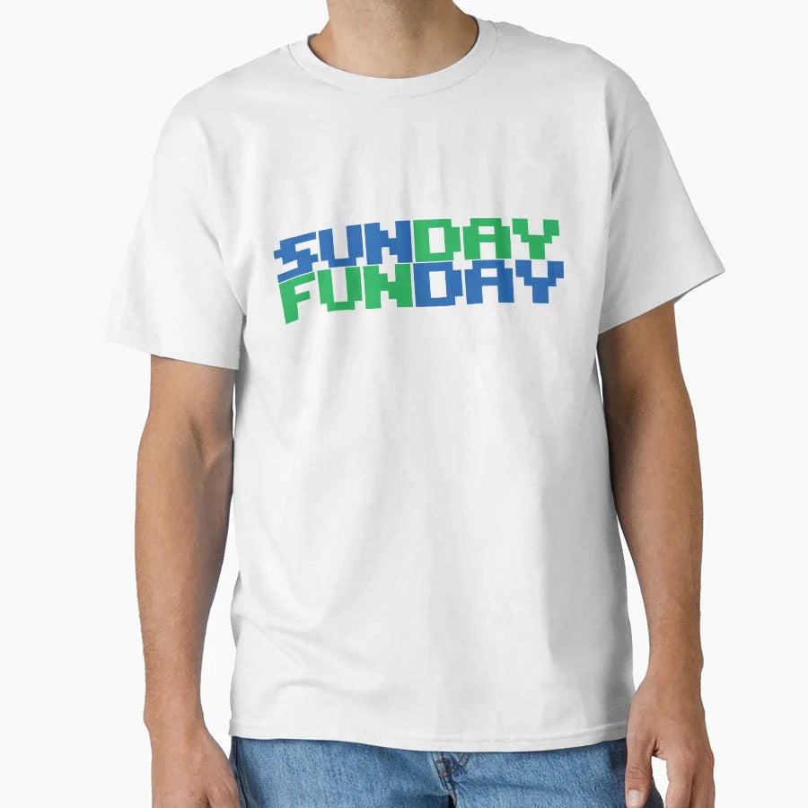 Sunday Funday T-Shirt - Custom Art Print Unisex