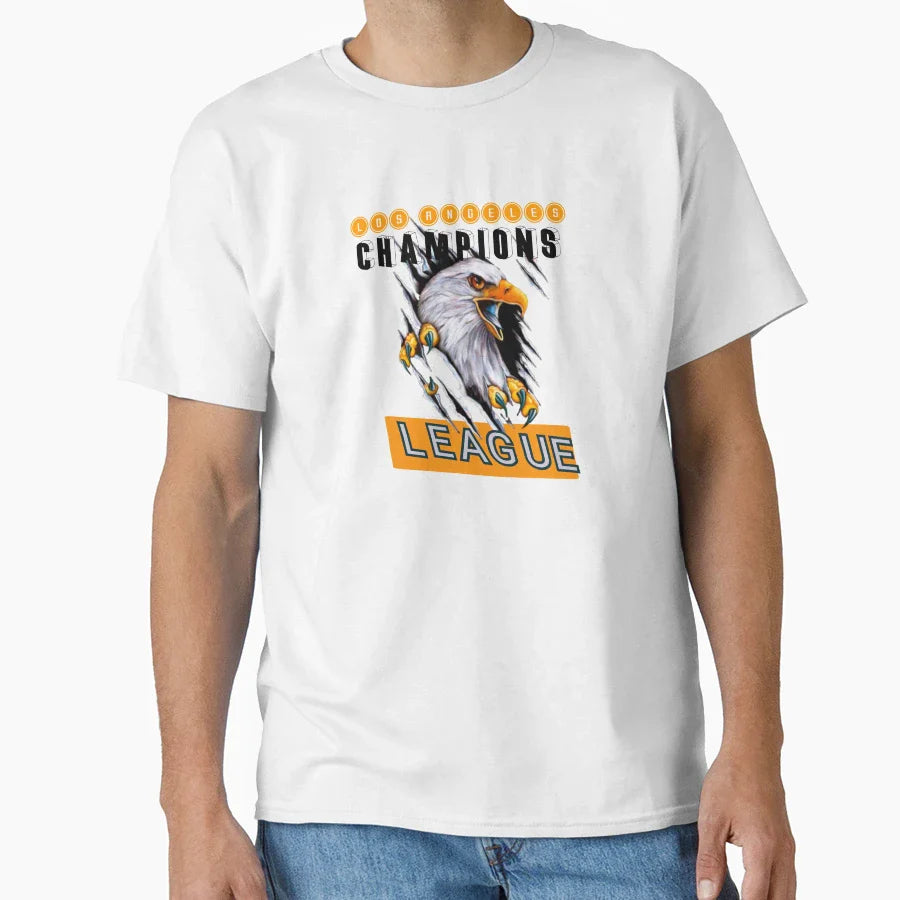 Los Angeles Champions League T-Shirt - Graphic Print Men Women