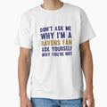 Ravens Fan T-Shirt - Minimalist Print Men Women