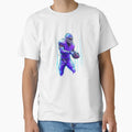 Cyberpunk Illustration Nfl Player T-Shirt - Aesthetic Graphic Unisex