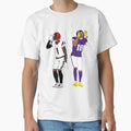 Griddy Duo T-Shirt - Casual Everyday Wear Men Women
