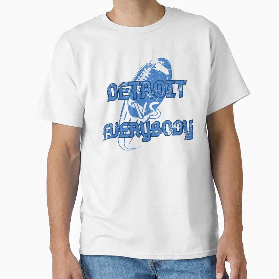 Detroit Vs Everybody T-Shirt - Custom Art Print Men Women