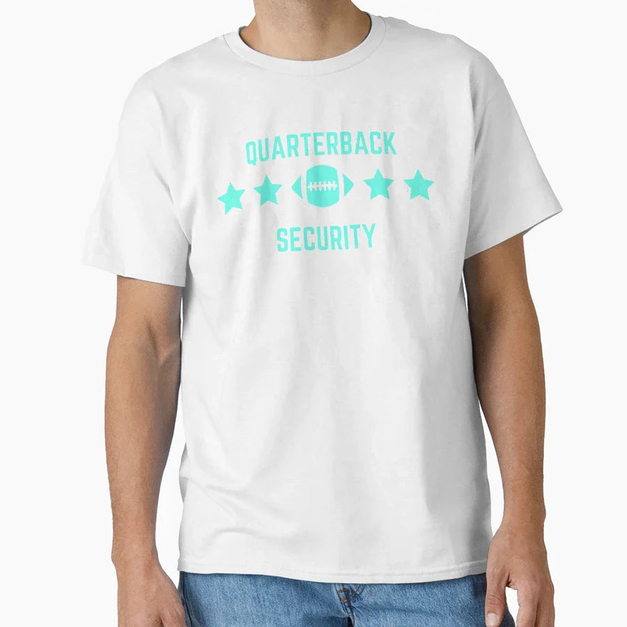 Quarterback Security T-Shirt - Casual Everyday Wear for Adults
