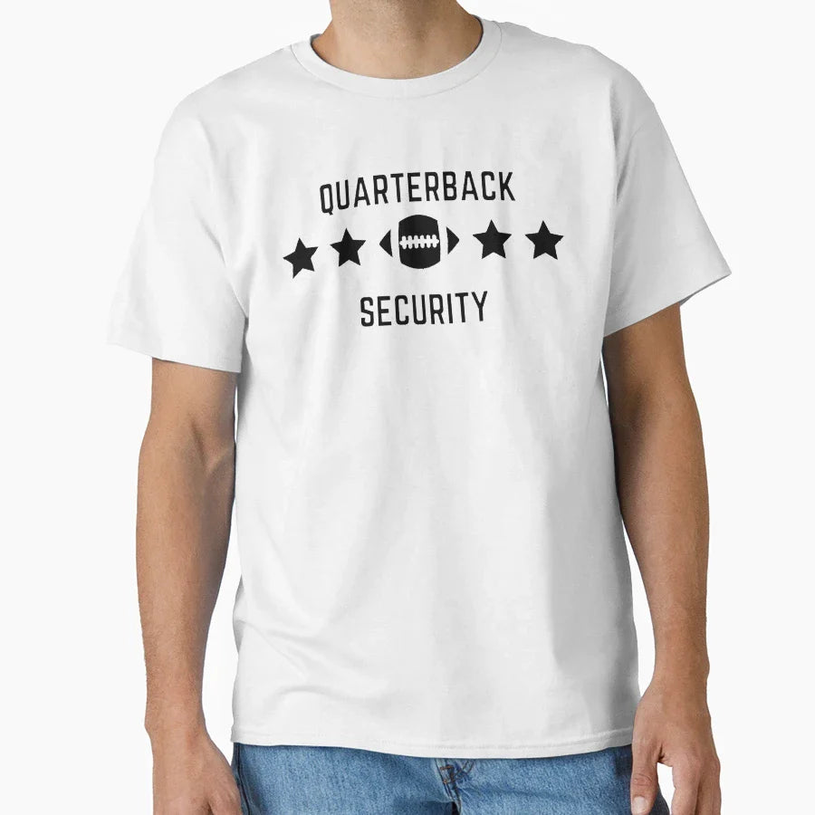 Quarterback Security T-Shirt - Graphic Print Unisex