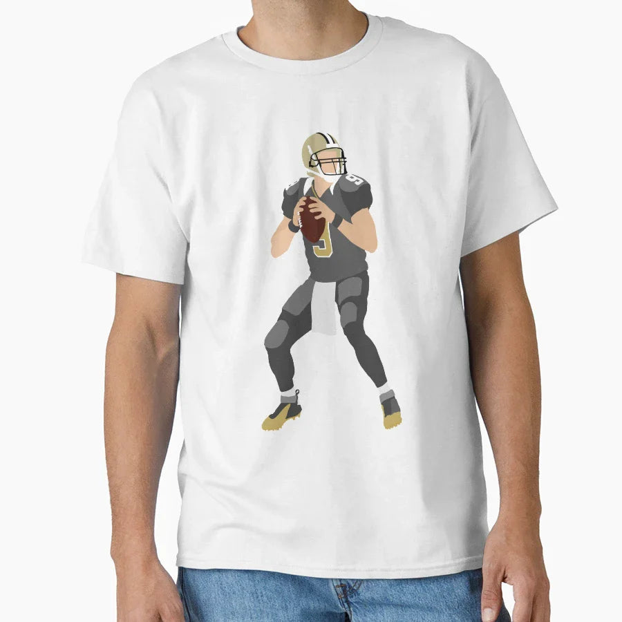 New Orleans Quarterback T-Shirt - Minimalist Print for Adults