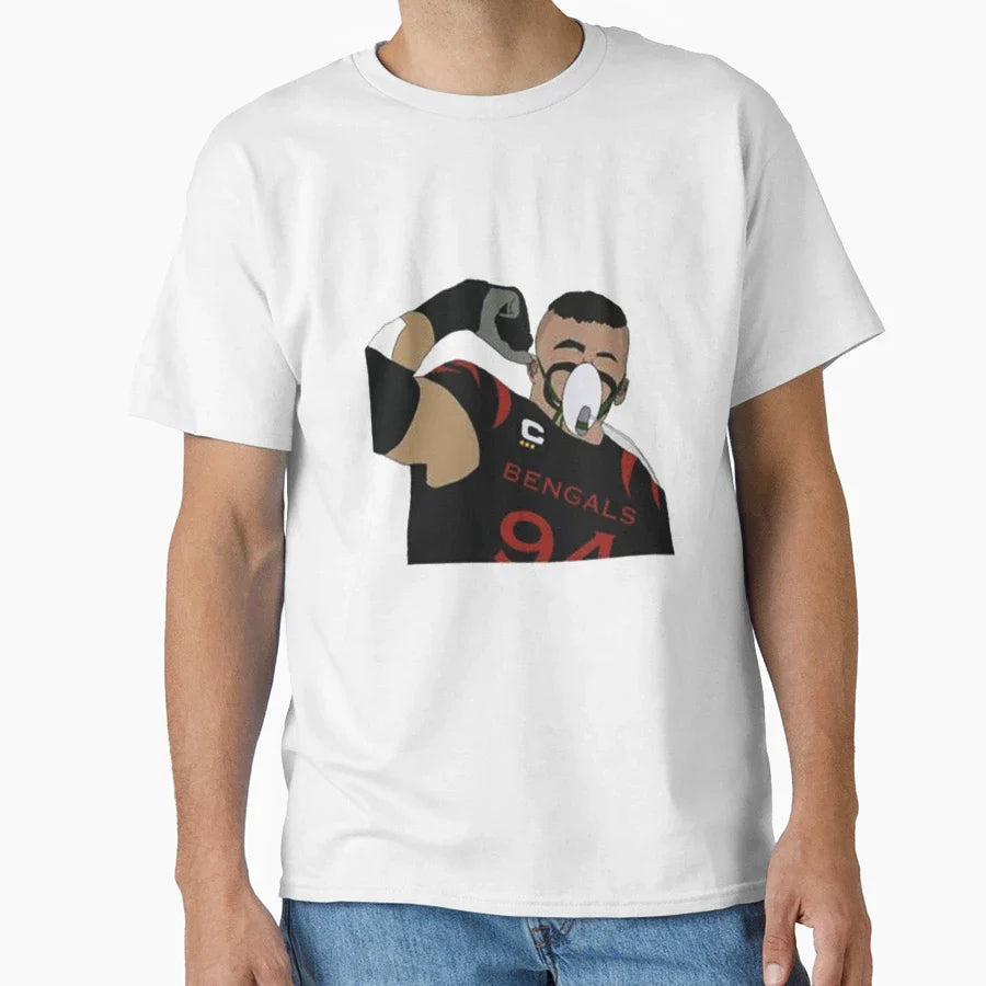 Sam Hubbard 99 Yard Touchdown T-Shirt - Fun Novelty Design for Adults