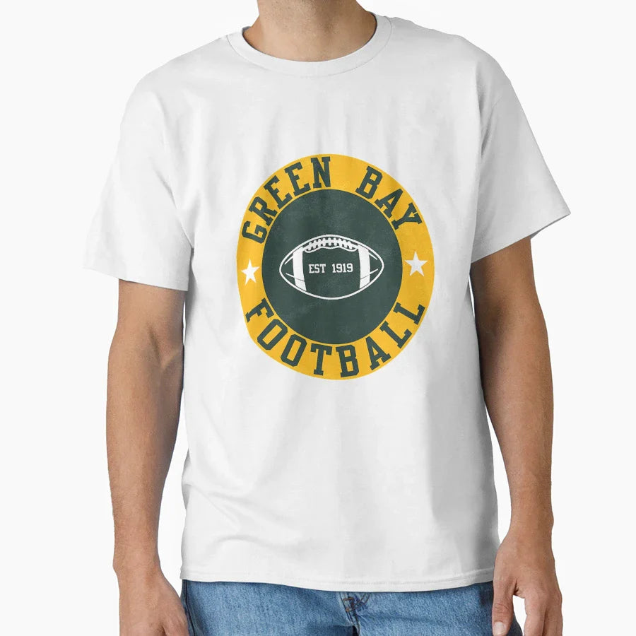 Green Bay Football T-Shirt - Casual Everyday Wear Unisex