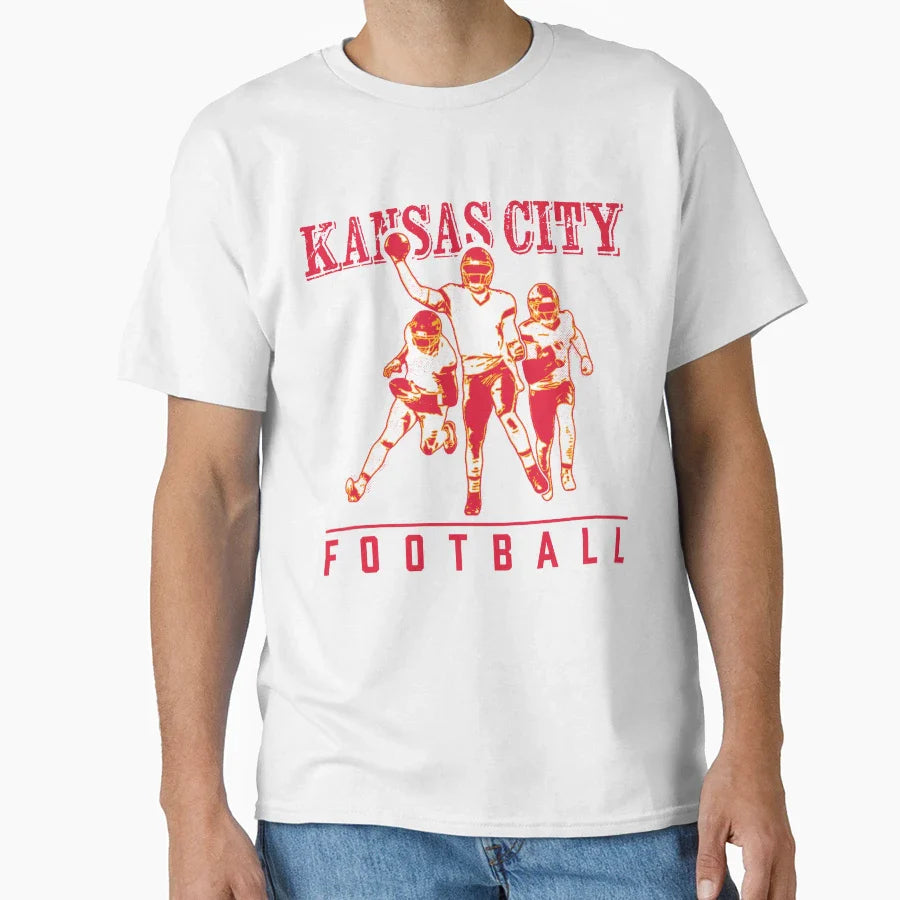 Barbecue Ball Kansas City Football T-Shirt - Fun Novelty Design for Adults