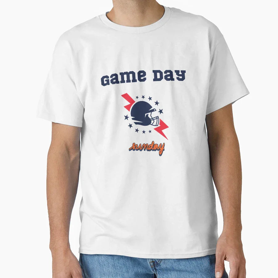 Football Game Day T-Shirt - Custom Art Print for Adults