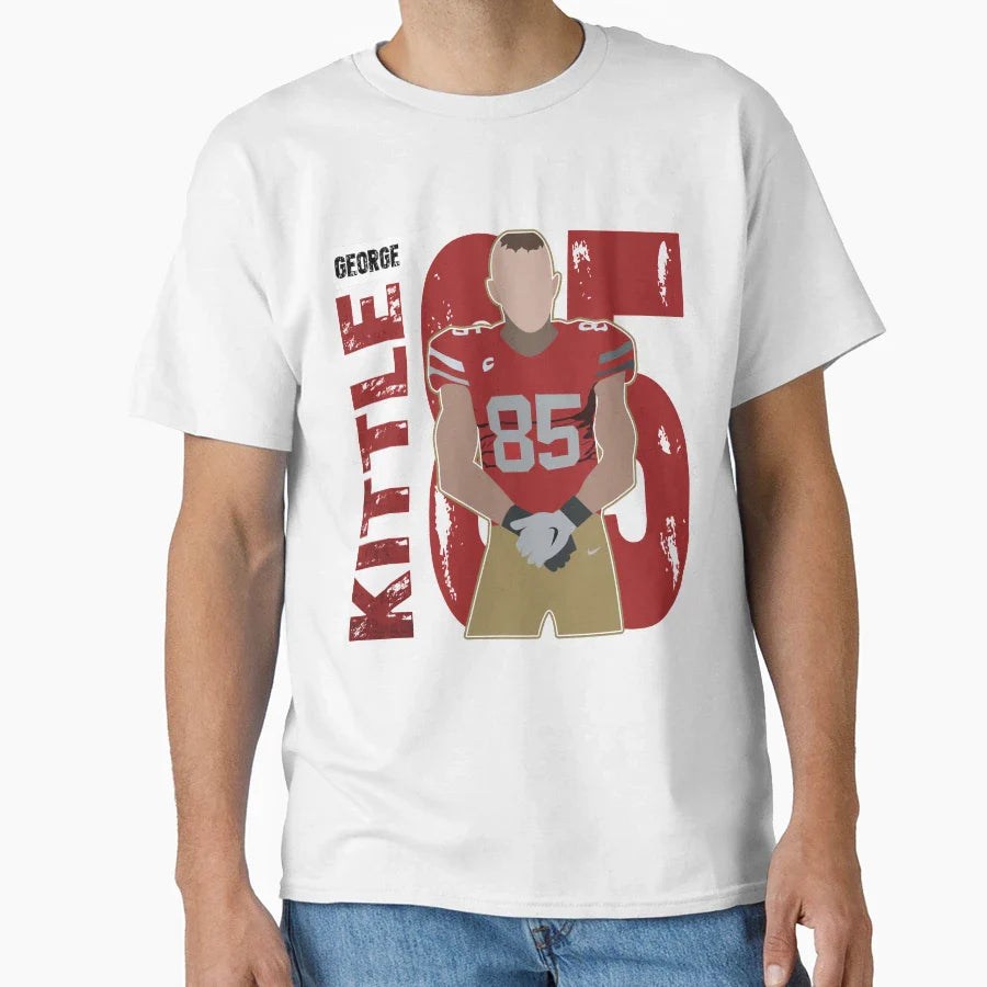 Nobrand Mens Kittle Black Red Name T-Shirt - Minimalist Print Men Women