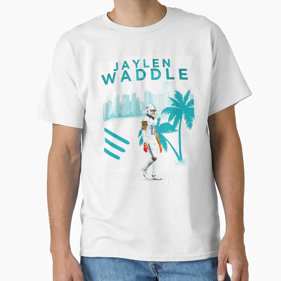 Jaylen Waddle T-Shirt - Unique Graphic for Adults