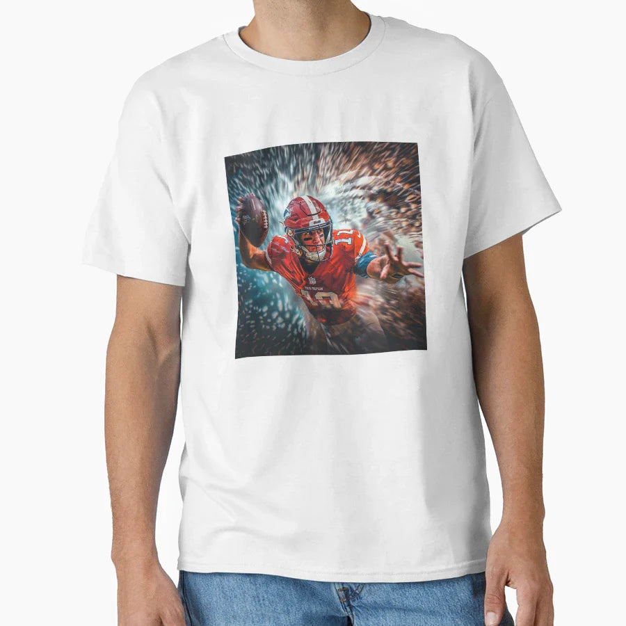 Nfl Quarterback T-Shirt - Trendy Graphic for Adults