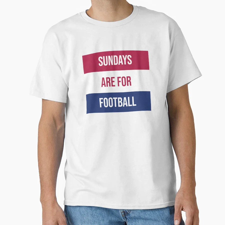Sundays Are Football T-Shirt - Novelty Apparel Unisex