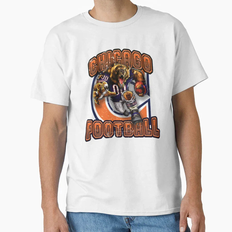 Chicago Football 5 T-Shirt - Streetwear Style Men Women