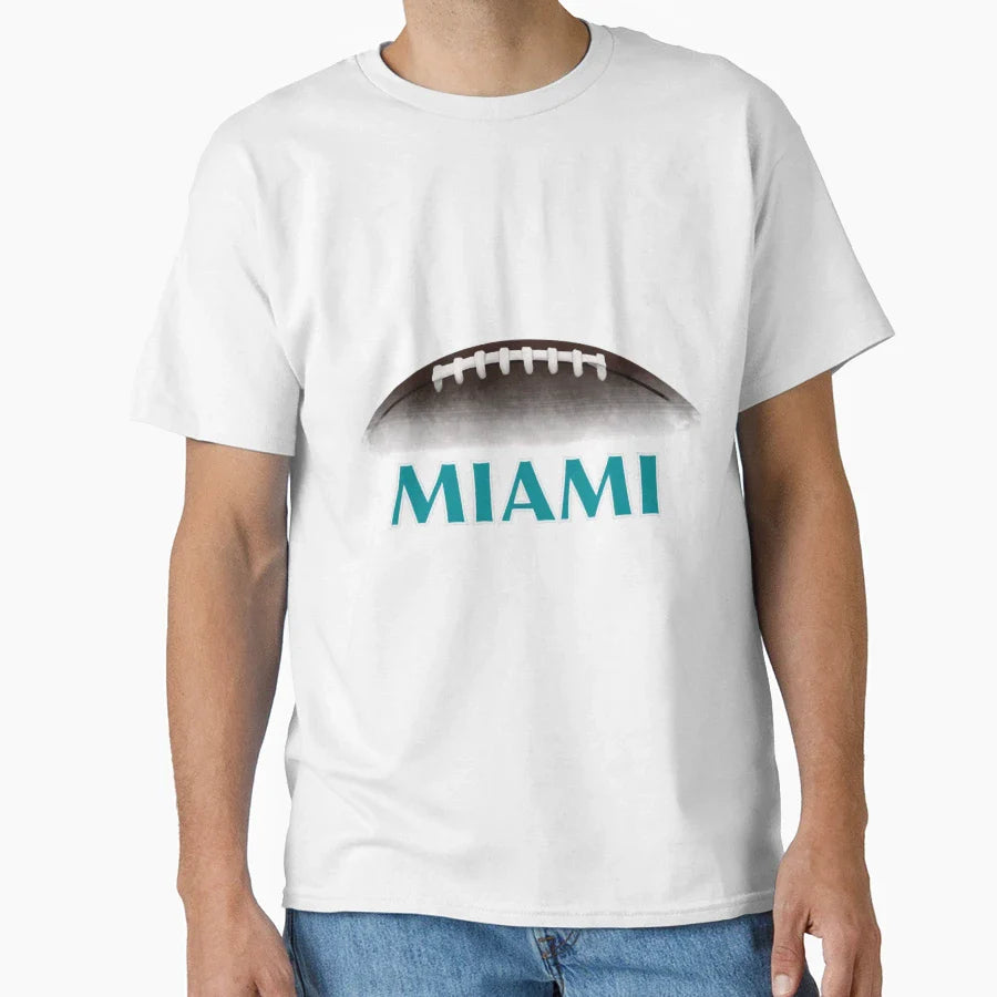 Football Miami Dolphins T-Shirt - Unique Graphic Unisex