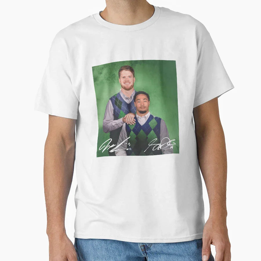 Football Sam Darnold Jaxon Smith Step T-Shirt - Fun Novelty Design Unisex