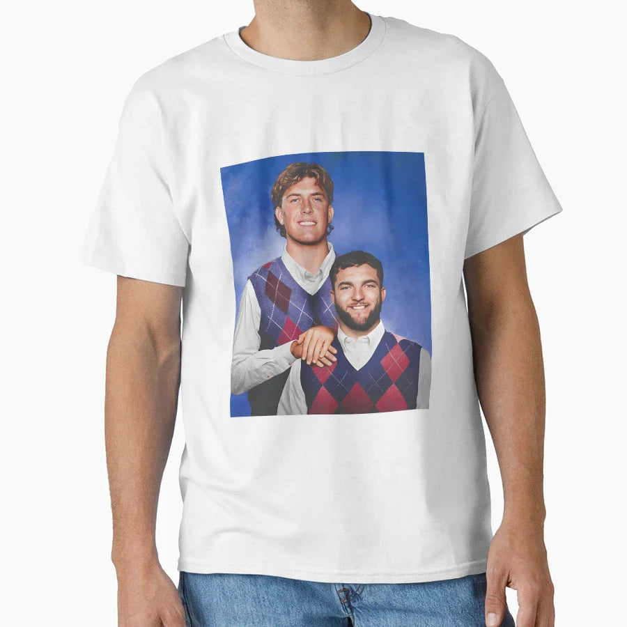 Football Jaxson Dart And Cam T-Shirt - Casual Everyday Wear Men Women