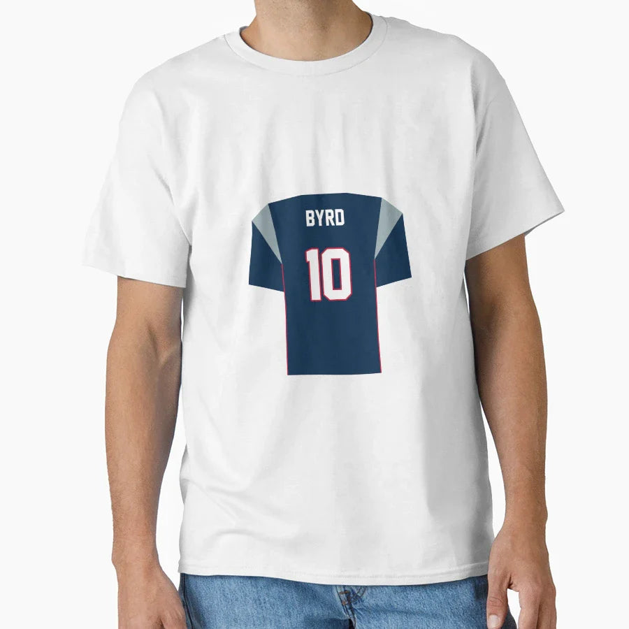 Damiere Byrd Patriots Jersey T-Shirt - Unique Graphic for Adults