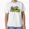 Crafty And Drafty T-Shirt - Custom Art Print for Adults