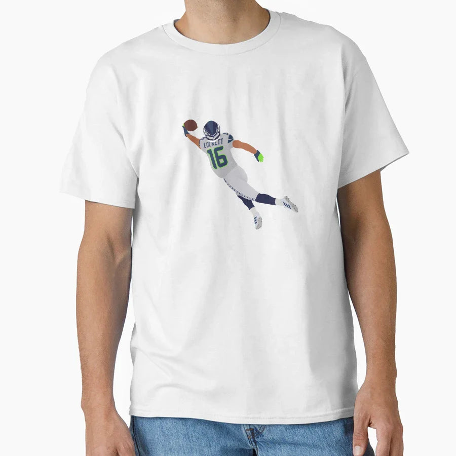 Tyler Lockett Seattle Seahawks T-Shirt - Fun Novelty Design Unisex