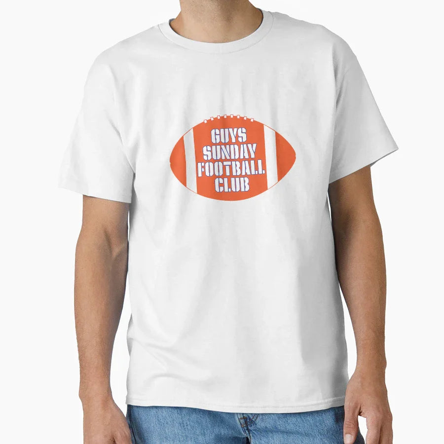 Guys Sunday Football Club T-Shirt - Casual Everyday Wear Men Women