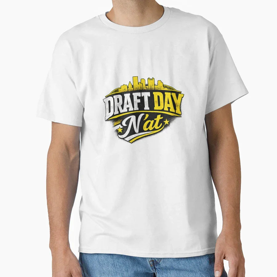 Draft Day Nat Pittsburgh Sports Fan T-Shirt - Trendy Graphic Men Women