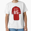 Kittle Jersey Red T-Shirt - Aesthetic Graphic for Adults