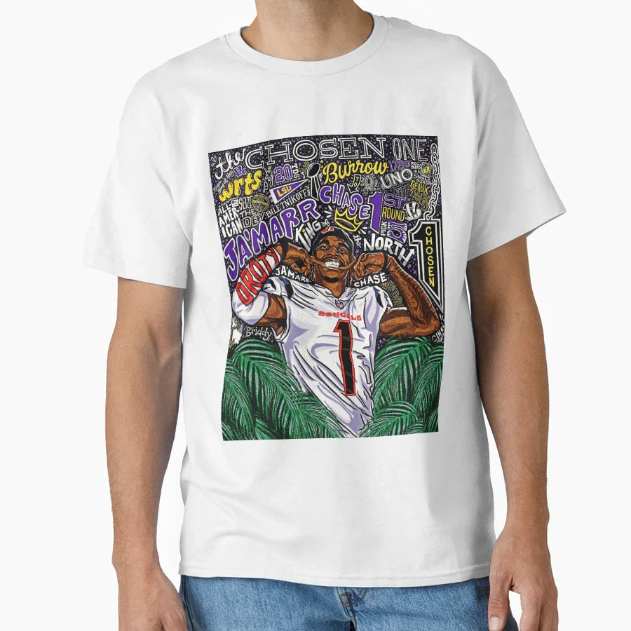 Jamarr Chase T-Shirt - Aesthetic Graphic Unisex