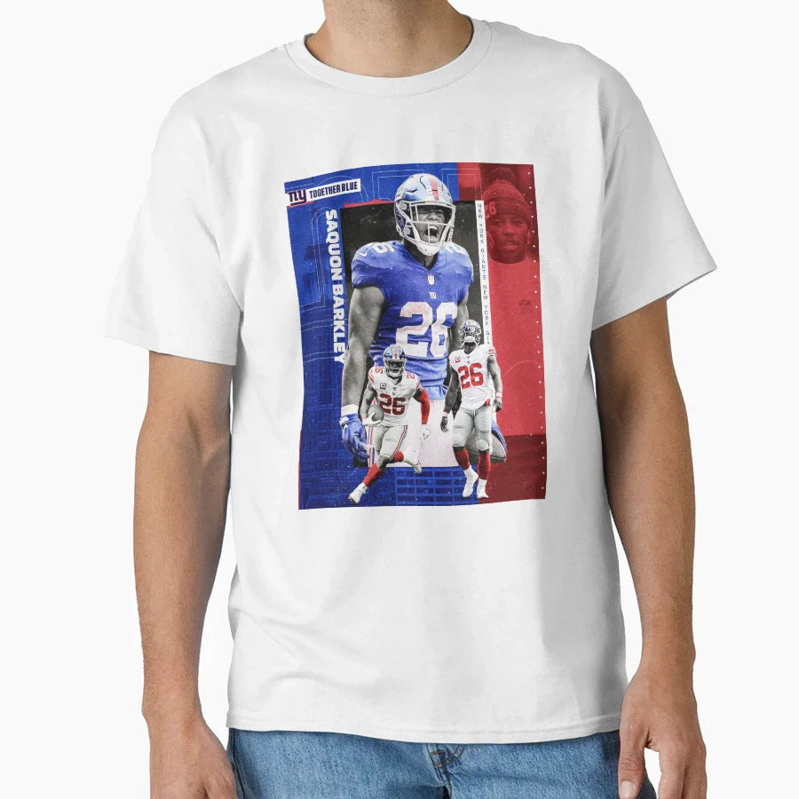 Saquon Maskes Saquon Galaxy Saquon T-Shirt - Novelty Apparel for Adults