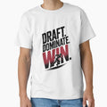 Draft Dominate Win Fantasy Mindset T-Shirt - Trendy Graphic for Adults