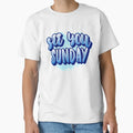 See You Sunday Graffiti Art T-Shirt - Aesthetic Graphic for Adults