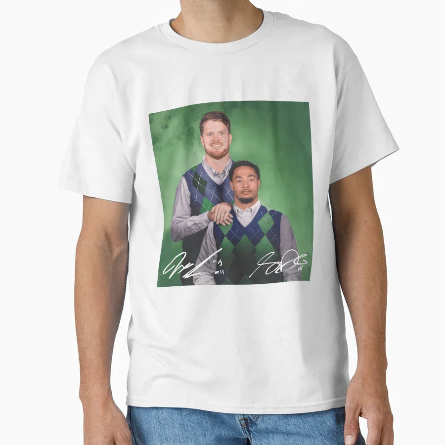 Football Sam Darnold Jaxon Smith Step T-Shirt - Aesthetic Graphic Unisex