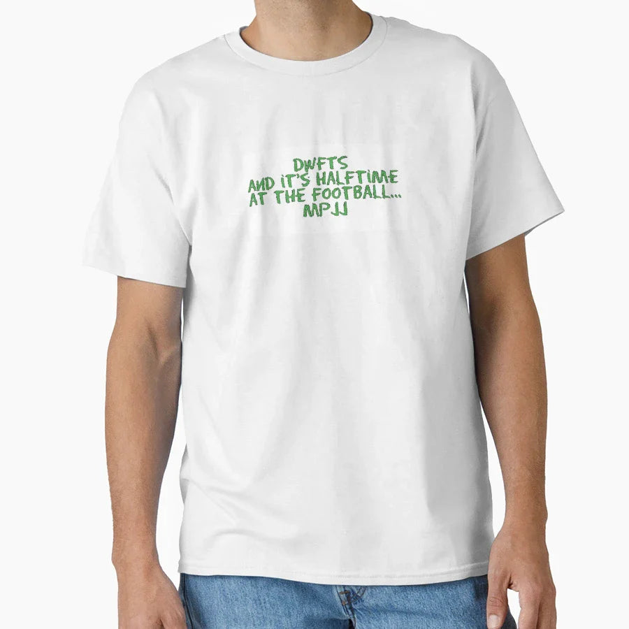 Mpjj Dwfts Football Halftime 2 Mpjj T-Shirt - Aesthetic Graphic Men Women