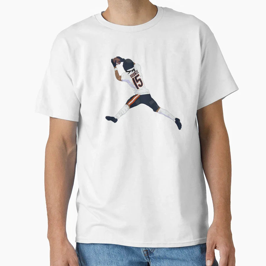 Rome Odunze Celebrating Chicago T-Shirt - Unique Graphic Men Women