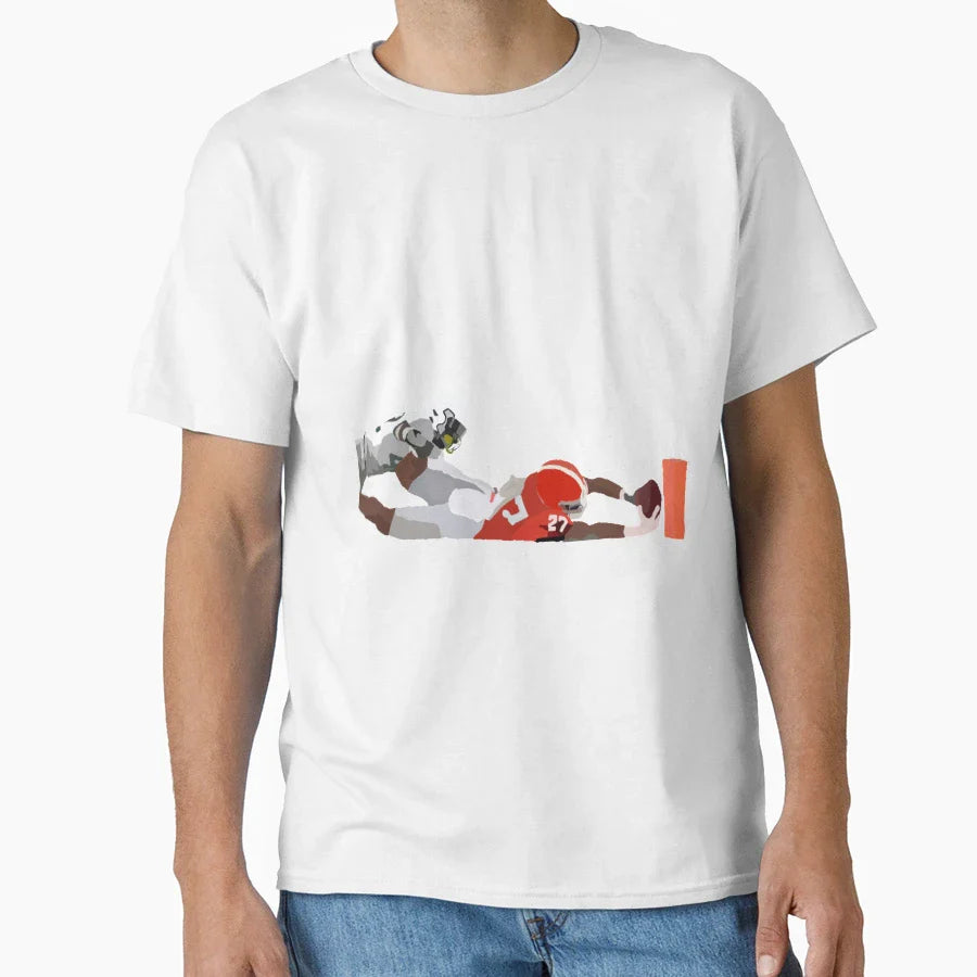 December 4Th Big College Football Stop T-Shirt - Novelty Apparel for Adults