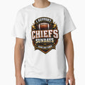 I Support Chiefs Sundays Game Day T-Shirt - Custom Art Print Men Women
