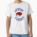 Buffalo Football Sunday Funday T-Shirt - Custom Art Print Men Women