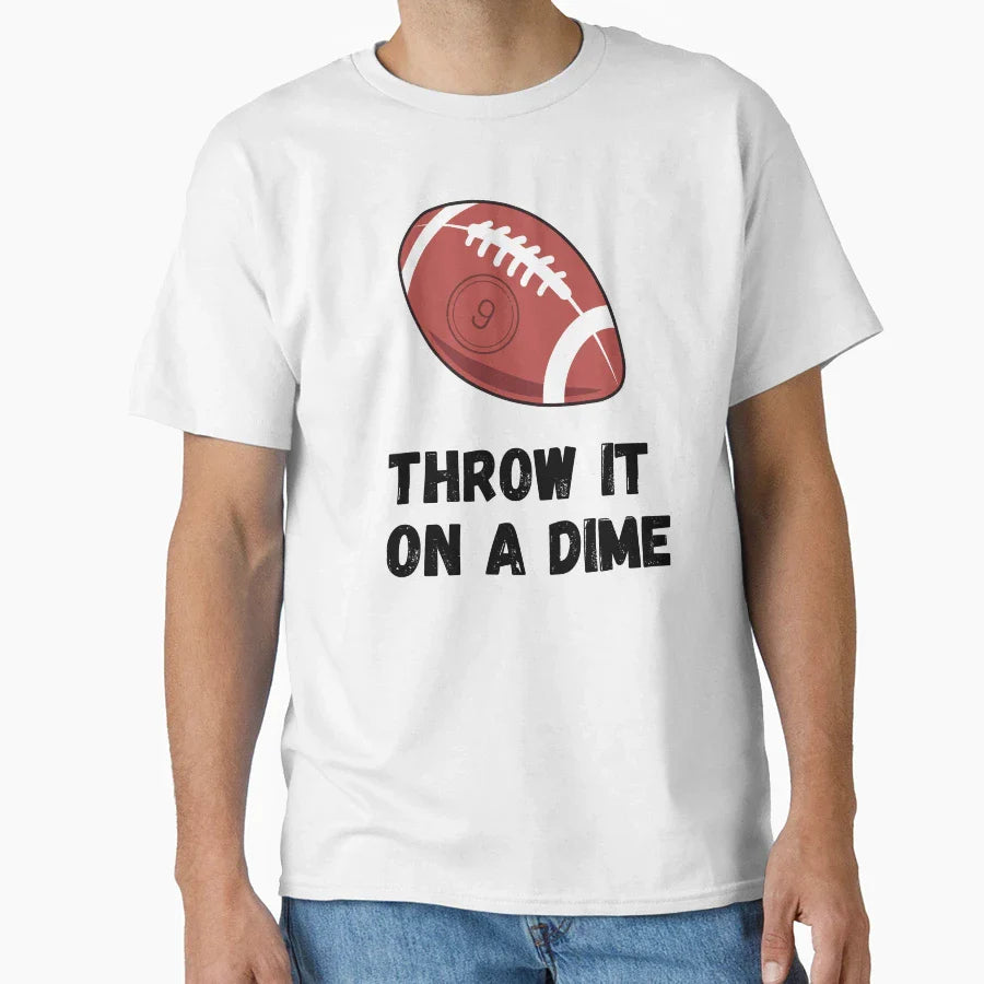 Trace Mcsorley Throw It Dime 9 T-Shirt - Novelty Apparel for Adults