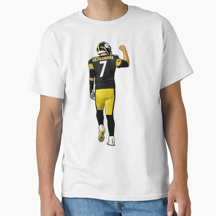 Ben Touchdown Signal T-Shirt - Fun Novelty Design for Adults