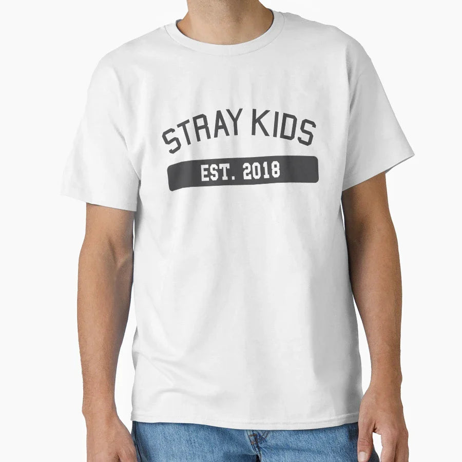 Kpop College Stray Kpop Kpop Fans T-Shirt - Fun Novelty Design for Adults