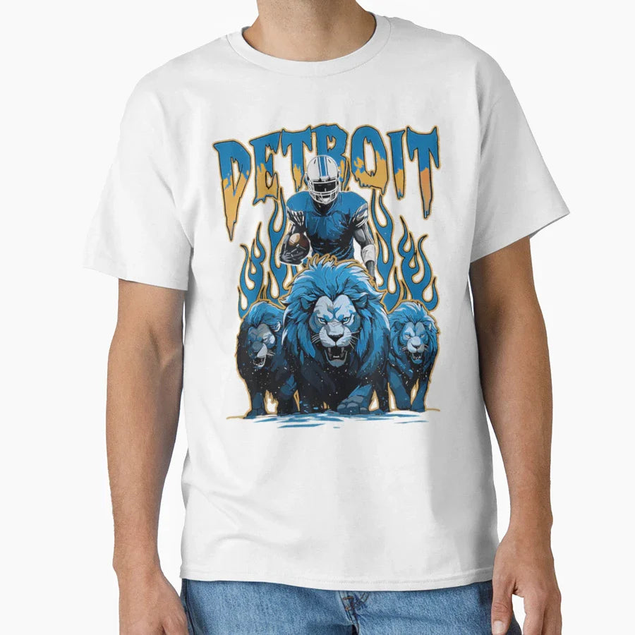 Football Detroit Lions T-Shirt - Novelty Apparel Unisex