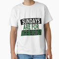 Sundays Are Birds T-Shirt - Minimalist Print Men Women